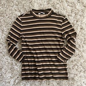 ZARA striped half sleeve
